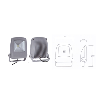 LED Floodlight Fittings-Ited701